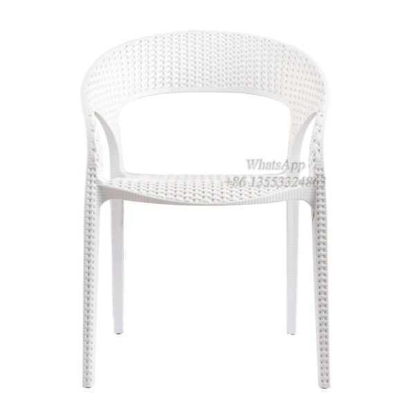 White Cafe Arm Chairs