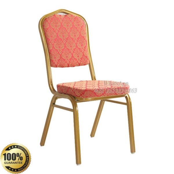 Metal Banquet Chairs with Fabric