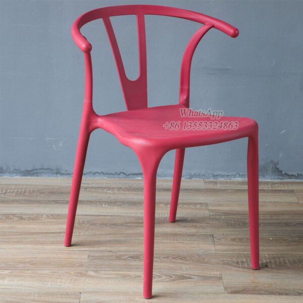 Red Color Cafe Chairs