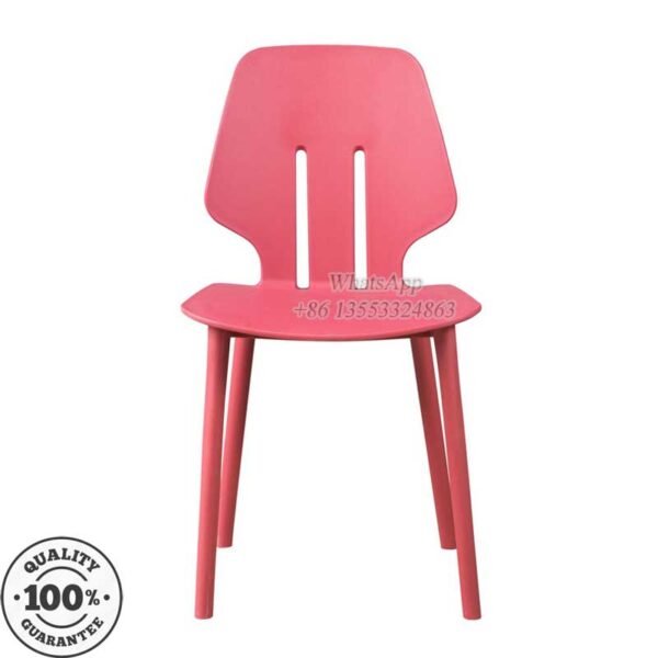 Red Elegant Plastic Cafe Seating