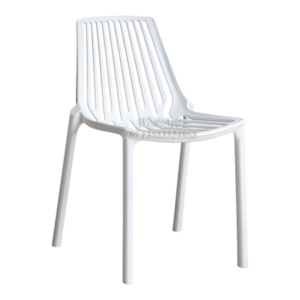 White Plastic Cafe Chairs