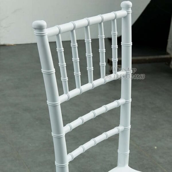 White Plastic Chiavari Chairs